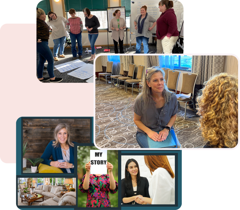 image collage of Melissa